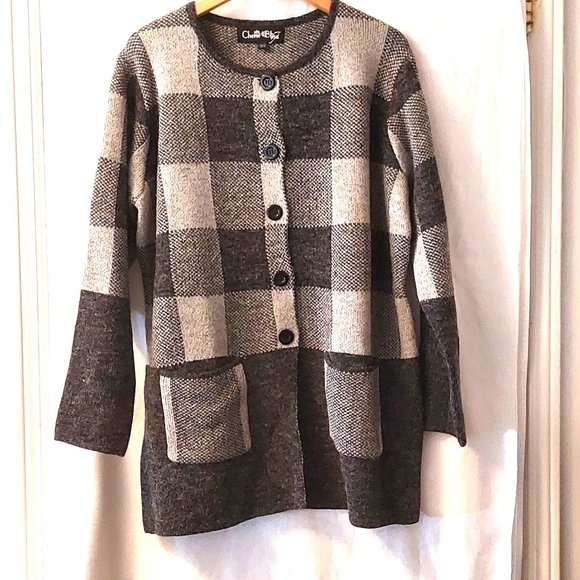 Cheri Bliss Plain Outwear with Buttons - Picture 1 of 11